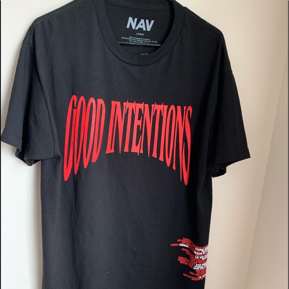 Good Intentions Vlone Tee Size Medium